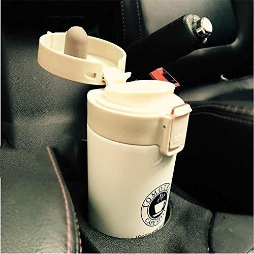 Treasure Exports Double Wall Vacuum Insulated Travel Stainless Steel Coffee 300ml (White) - TREASURE EXPORTS