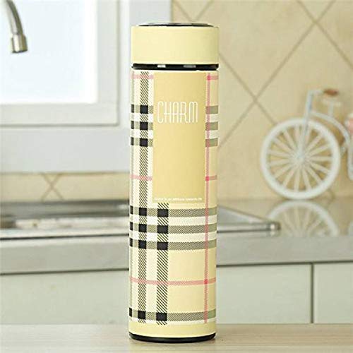 Treasure Exports Double Wall Vacuum Insulated Stainless Steel 480ml Beige(Charm)