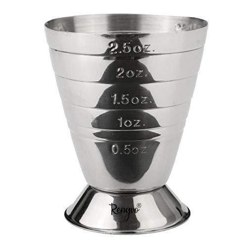 Treasure Exports Quality Multi Level Measuring Jigger Peg Measures Bar Cocktail Jigger 75ml - TREASURE EXPORTS