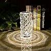 Treasure Exports Crystal Diamond Table Lamp Dimmable Touch And Remote Control Romantic 16 Color Diamond Table Lamps Usb Rechargeable Led Night Stand Lamp (Multicolor) (Crystal Rose Lamp) - TREASURE EXPORTS