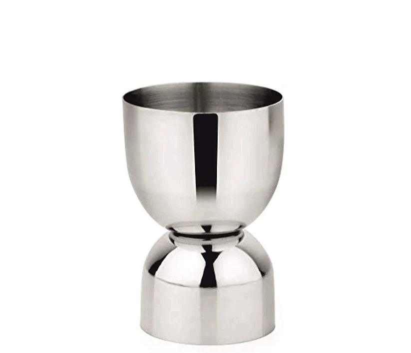 Treasure Exports Premium Stylish Straight Stainless Steel Double Sided Peg Measure 30 and 60 ml - Limited Edition - TREASURE EXPORTS