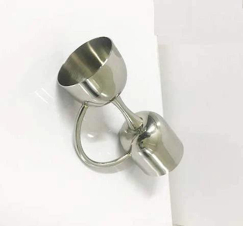 Treasure Exports Premium Peg Measurer Jigger 30 and 60 ml, Cocktail Jigger Shot Glass Drink Measuring Bar Tool Double Side Jigger - TREASURE EXPORTS