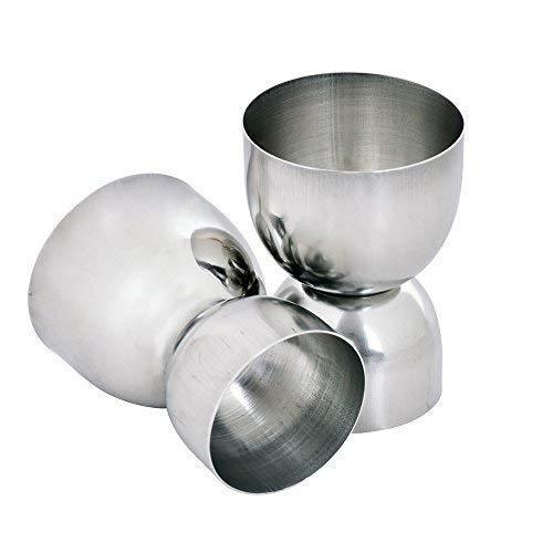 Treasure Exports Steel Peg Measure Bar Tool - Set of 3 Measuring Bar Cup Silver - TREASURE EXPORTS