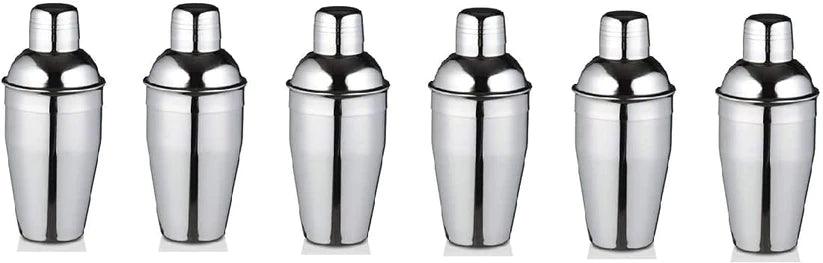 Treasure Exports Set of 6 Delux Cocktail Shaker - 500 ML Roll over image to zoom in Rudra Exports Set of 6 Delux Cocktail Shaker - 500 ML - TREASURE EXPORTS