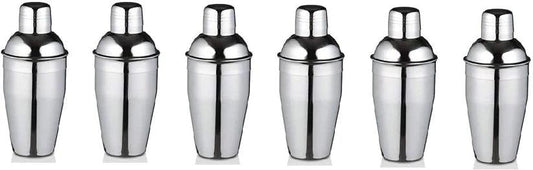 Treasure Exports Set of 6 Delux Cocktail Shaker - 500 ML Roll over image to zoom in Rudra Exports Set of 6 Delux Cocktail Shaker - 500 ML - TREASURE EXPORTS