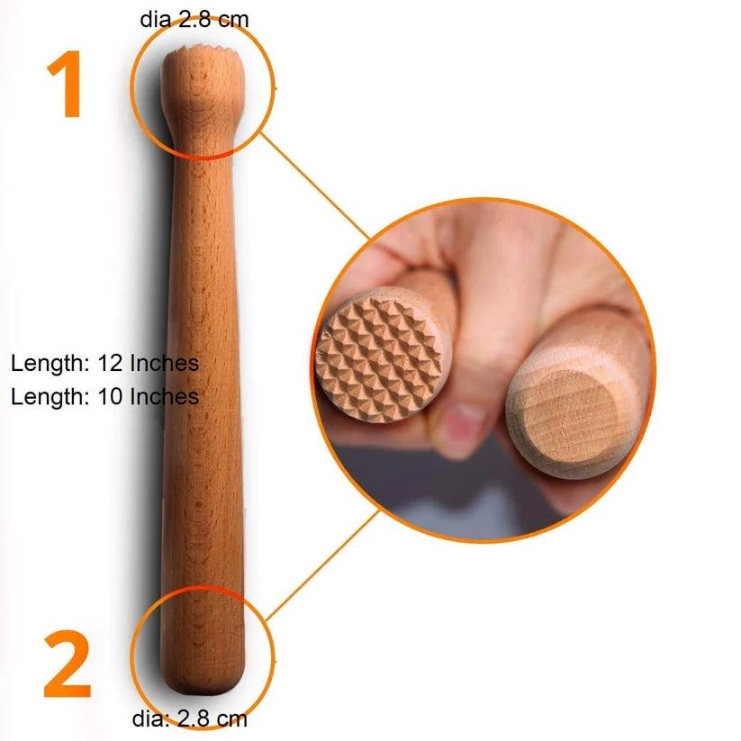 Treasure Exports Bar Set for Drink : Ice Bucket Peg Measurer 30-60 ml Teardrop Bar Spoon Ice Tong Bottle Opener Pourer Woden Muddler: 8 Pcs Set - TREASURE EXPORTS