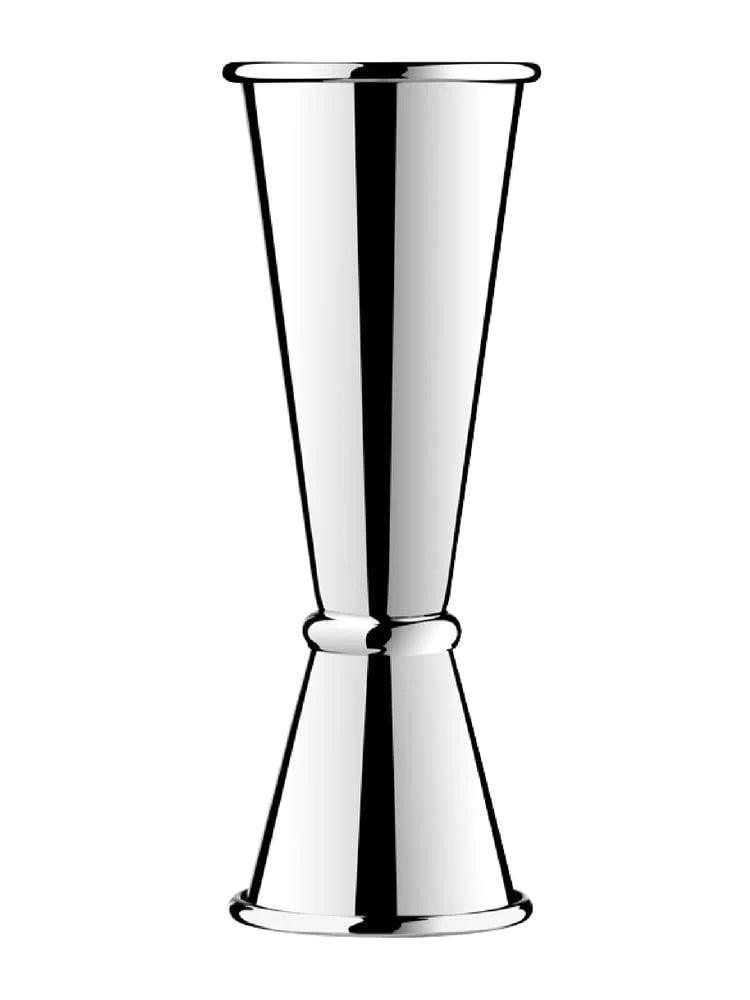 Treasure Exports Professional Stainless Steel Bar Boston Shaker Set,4 Prong Shaker, Mixing Glass, Japanese Jigger and Cocktail Strainer): 4 Piece Set - TREASURE EXPORTS