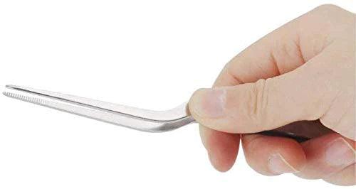 Treasure Exports Culinary Chef Tweezer 6.3 Inches, Food Placement Tweezer - 1 Pc. - TREASURE EXPORTS