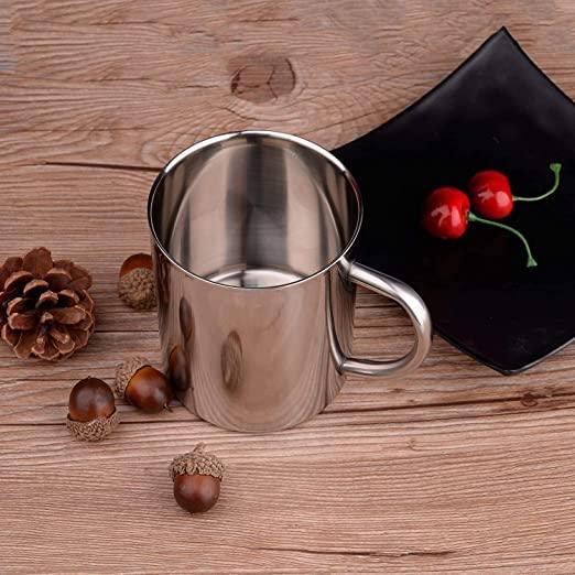 Treasure-Stainless Steel Double Wall Tea and Coffee Big Mug - TREASURE EXPORTS