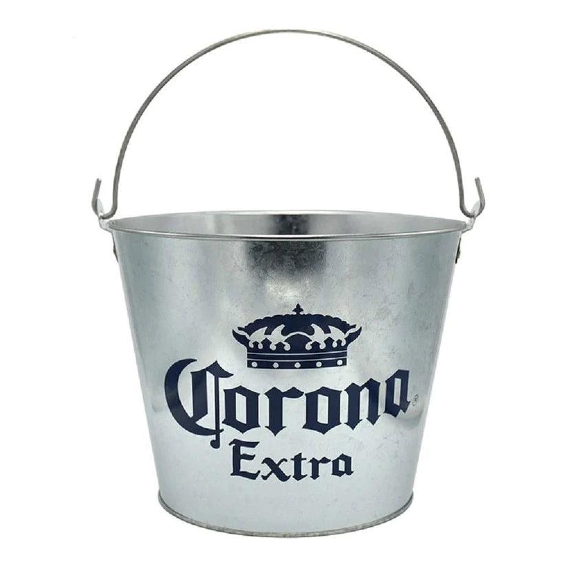 Treasure Exports Beer Bucket, Galvanized Beer Bucket Built-in Bottle Opener, Party Bucket, Ice Bucket, Wine Bucket, Bar Bucket: 1 Pc. - TREASURE EXPORTS