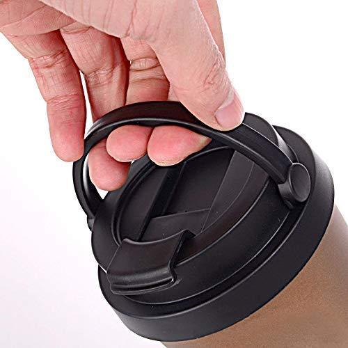 Treasure Exports Double Wall Stainless Steel Vacuum Flask Thermos Mugs with Handle Tumbler Thermos cup Vacuum Flasks & Thermos 500 ML - TREASURE EXPORTS
