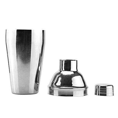 Treasure Exports Stainless Steel Plain Bar Set Bar Accessories Set of 2 Pieces | Cocktail Shaker with Japanese Peg Measure - TREASURE EXPORTS