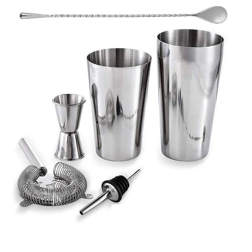 Treasure Exports Home Bar Set, Bartender Set, Complete Bartender Kit, Bartenders Tools - 6 Pcs - TREASURE EXPORTS