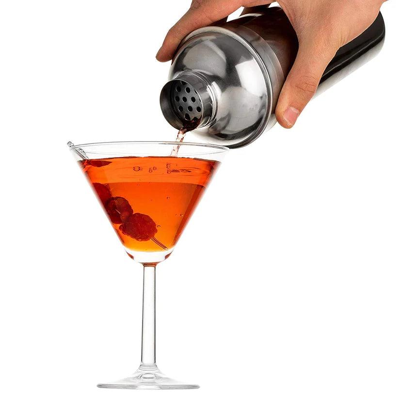Treasure Exports Stainless Steel Bar Set with Bar Accessories 6 Pcs Set - TREASURE EXPORTS