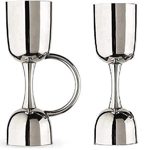 Treasure Exports Premium Peg Measurer Jigger 30 and 60 ml, Cocktail Jigger Shot Glass Drink Measuring Bar Tool Double Side Jigger - TREASURE EXPORTS