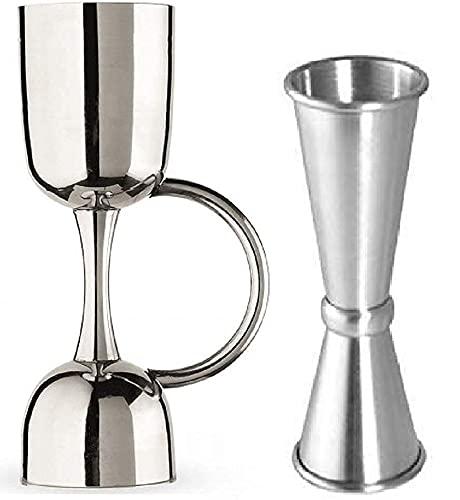 Treasure Exports Premium Peg Measurer Jigger 30 and 60 ml with Handle and Japnese Set 2 - TREASURE EXPORTS