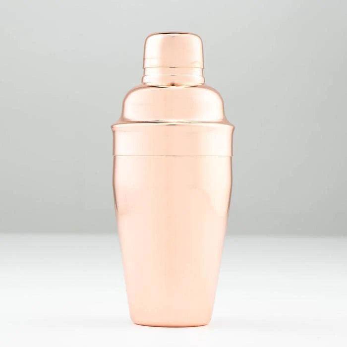 Treasure Exports Stainless Steel Copper Colour Cocktail Shaker with Strainer 300 ml, Bar Accessories - TREASURE EXPORTS