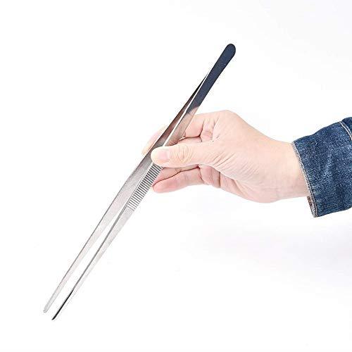 Treasure Long Feeding Tongs Aquarium Tweezers, Stainless Steel Straight Aquas caping Tweezer for Fish Tank Aquatic Plants, Extra Long Tweezer :12" Long - TREASURE EXPORTS