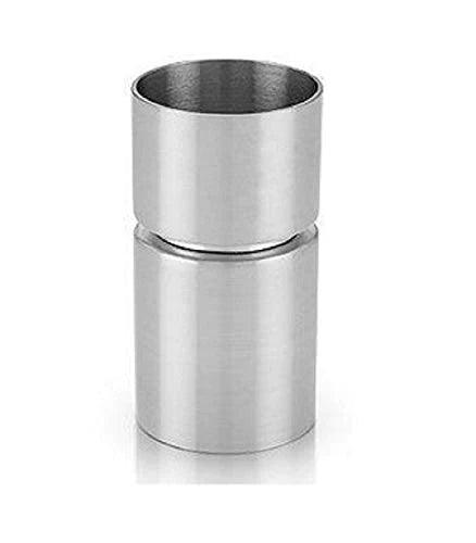 Treasure Exports Steel Peg Measure Bar Tool - Set of 3 Measuring Bar Cup Silver - TREASURE EXPORTS