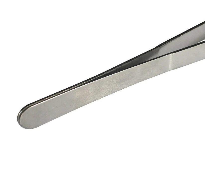 Treasure Exports Extra Long Stainless Steel Kitchen Tweezer, Long Food Tongs, Curved Tip Home Medical Tweezers, Garden Kitchen Tool: 12 Inches - TREASURE EXPORTS