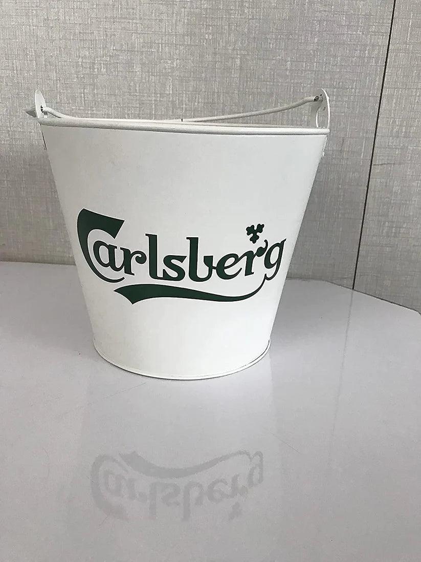 Treasure Exports Beer Bucket, Beer Bucket with Built-in Bottle Opener Handle, Party Bucket, Ice Bucket, Wine Bucket, Beer Bucket for Party: 1 Pc. - TREASURE EXPORTS