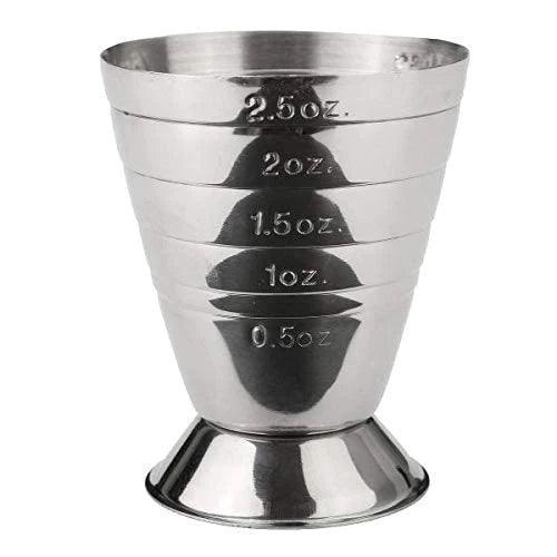 Treasure Exports Quality Multi Level Measuring Jigger Peg Measures Bar Cocktail Jigger 75ml - TREASURE EXPORTS