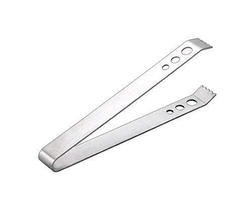 Treasure Exports Stainless Steel Silver Bar Set | Bar Tools | Bar Accessories Set of 3 Pieces | Ice Bucket | Ice Tong | Peg Measure - Ideal for Party - TREASURE EXPORTS