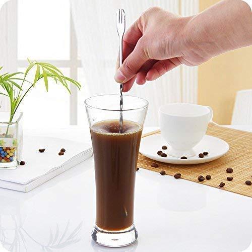 Treasure Exports Double Head Cocktail Drink Mixer Muddler Stirrer Stirring Mixing Spoon Mixing Spoon Home Bar: 2 Pcs Set - TREASURE EXPORTS