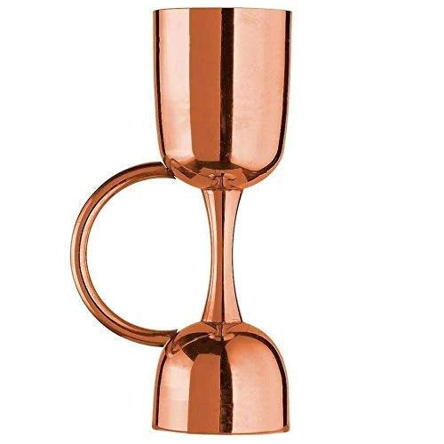 Treasure Exports Premium Peg Measurer Jigger 30 and 60 ml with Handle and Rose Gold with Handle Set of 2 - TREASURE EXPORTS
