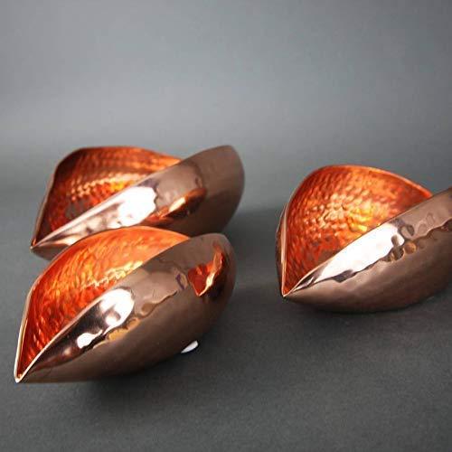 Treasure Exports Pure Copper T-Light Pod Votive Candle Holder - TREASURE EXPORTS