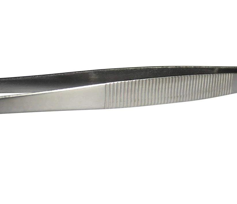 Treasure Exports Extra Long Stainless Steel Kitchen Tweezer, Long Food Tongs, Curved Tip Home Medical Tweezers, Garden Kitchen Tool: 12 Inches - TREASURE EXPORTS