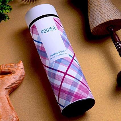 Treasure Exports Double Wall Vacuum Insulated Stainless Steel Flask 480 ml Hot and Cold 12 Hours, White Color (Power) - TREASURE EXPORTS