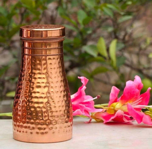 Copper Bedroom Bottle - TREASURE EXPORTS