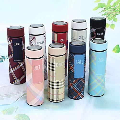 Treasure Exports Double Wall Vacuum Insulated Stainless Steel Flask 480 ml Hot and Cold 12 Hours, Off-White Color (Pure) - TREASURE EXPORTS