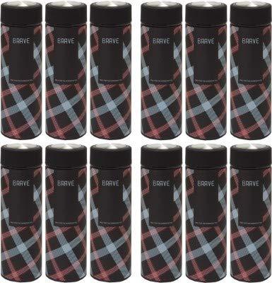 Treasure Exports Stainless Steel Double Wall Vacuum Insulated Flask 480 ml, Black Color (Brave) - TREASURE EXPORTS