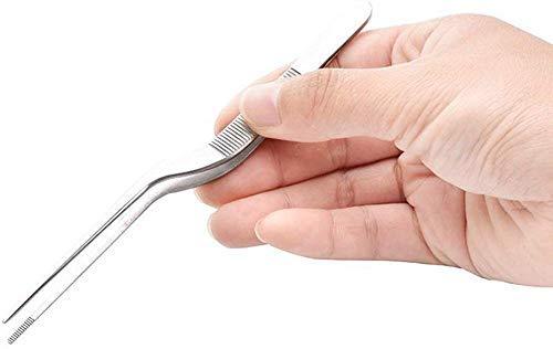 Treasure Exports Culinary Chef Tweezer 6.3 Inches, Food Placement Tweezer - 1 Pc. - TREASURE EXPORTS