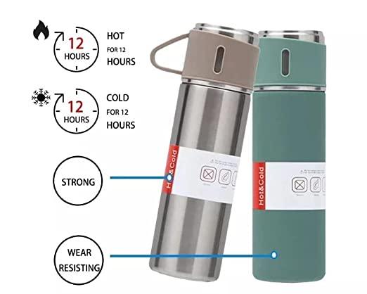 500 ML Vacuum Flask set with 2 Cups